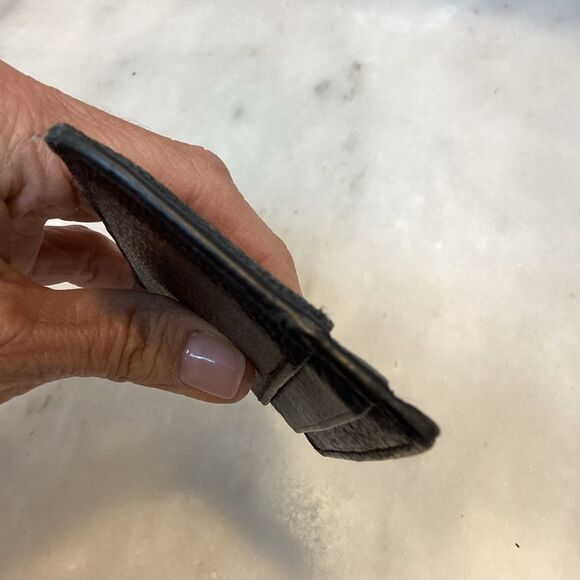 Michael Kors Black Key Card Holder Sleek Design - Picture 6 of 7